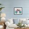 Stupell Industries Exotic Pastel Macaws Black Framed Print Under Glass, design by Sisi and Seb